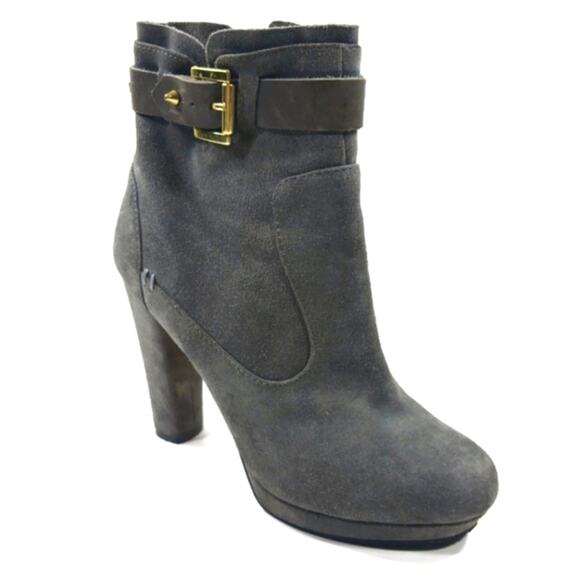 FS1833 EUC $165 Diesel Bercy Suede Boots size 38 US 7.5 - Picture 1 of 9